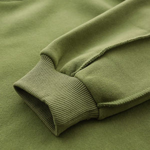 Pull solide confortable recadrée sweat shirt Gym décontracté pour les femmes goutte épaule fermeture éclair en gros respirant écologique - Product Image 4