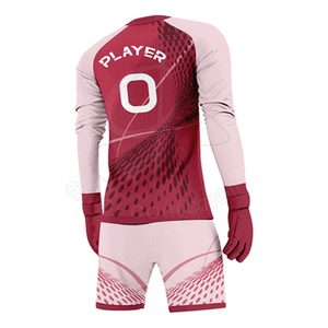 Uniforme de gardien de but 100% polyester anti-rides et confortable avec un design personnalisé et des kits faciles à porter Techniques imprimées - Product Image 4