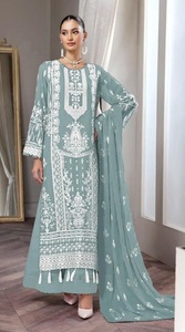 <b>Pakistani</b> Salwar Kameez Lawn <b>Dresses</b> for Women Silk Velvet Sari Suit for Weddings Parties Traditional Indian <b>Pakistani</b> Clothing - Product Image 2