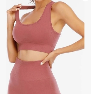 ชุดโยคะยืดได้สไตล์ใหม่ชุดโยคะผ้าฝ้าย2ชิ้นสำหรับผู้หญิงแห้งเร็วชุดเข้ายิมสำหรับผู้หญิง - Product Image 5