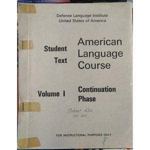 Corso di lingua americana VOLUME 1-a scopo didattico ONLYN/