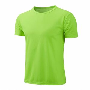 Camiseta deportiva de secado rápido para hombre, camisa de cuello redondo de alta calidad para gimnasio, Fitness, entrenamiento, correr - Product Image 5