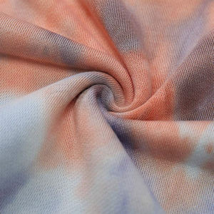 Cravate teinture à capuche Crop 2025 nouveauté cravate teinture 100% coton à capuche haut court femmes à manches longues culture capuche - Product Image 6