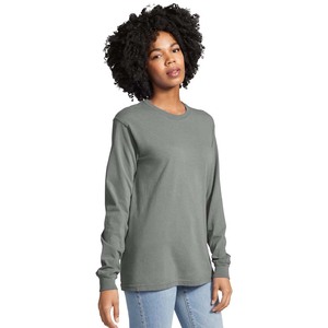 Camiseta Unisex de Manga Larga con Cuello Redondo, Estilo Urbano, Transpirable, Ecológica, de Secado Rápido con Estampado de Letras - Product Image 3