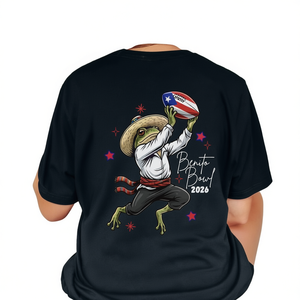 Maglietta da Calcio Benito Bowl Boricua, T-Shirt Carina Coqui per il Giorno della Partita, per Tifosi di Porto Rico, Come Regalo, T-Shirt Promozionale - Product Image 2
