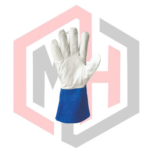 ถุงมือเชื่อมหนังวัวแท้ ทนทาน หนัก 11 ออนซ์ หนา ทนความร้อน ทนการฉีกขาด ป้องกันการบาด ป้องกันไฟ สำหรับดับเพลิง - Product Image 3