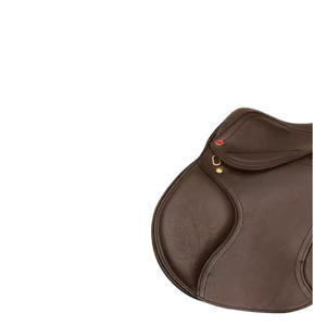 Vente chaude de l'Inde selle de cheval de course anglaise fait à la main léger saut selle de dressage en cuir marron prix de gros pour - Product Image 3