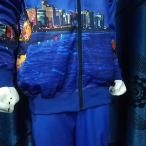 Je fais ce survêtement personnalisé tissu polaire polyester sublimation Taille X-Small bleu et noir 2025 - Product Image 6