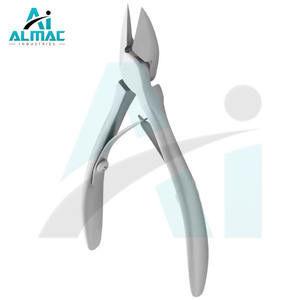 กรรไกรตัดเล็บสแตนเลสแบบใช้มือกรรไกรตัดเล็บสำหรับร้านเสริมสวยอุปกรณ์ตัดหนังกำพร้าสำหรับใช้ในบ้าน - Product Image 1