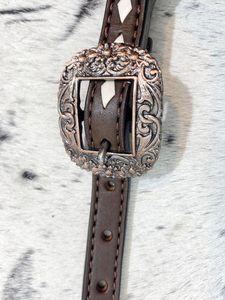 Kaamkaaj KKJ01 - Arnés de Piel Genuina y Metal Estilo Western con Hebilla de Liberación Rápida, Ajuste Regular para Principiantes en Equitación - Product Image 4