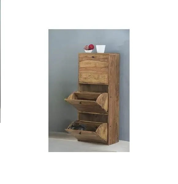 Wooden Shoe Rack Stand Space Saving Storage Rack Shelf Furniture,Engineered Wood Shoe Cabinet Storage for Home/Shoe Rack,