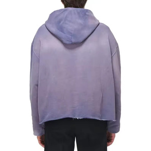 Sudadera con Capucha Unisex de Algodón 100% Lavado al Ácido, Estilo Pullover, Gruesa, con Logotipo Personalizado, Transpirable, Térmica, para Invierno, Venta al por Mayor - Product Image 4