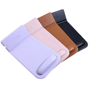 Repose-poignets pour souris en cuir PU avec logo personnalisé imprimé, charge sans fil 15W, 360x160mm, usage bureautique, en stock - Product Image 6