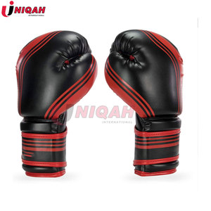 Guantes de boxeo de cuero PU de alta calidad personalizados, equipo de entrenamiento cómodo de patadas de expertos - Product Image 3