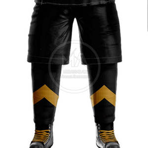 Prix usine 100% Polyester doux au toucher de haute qualité séchage rapide respirant hockey sur glace uniforme ensemble personnalisé couleur Logo en vrac - Product Image 5