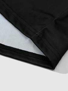 Camiseta Preppy Colorblock para hombre, de manga corta camiseta de fútbol, estilo para uso diario en la escuela de primavera y verano, técnica impresa - Product Image 5