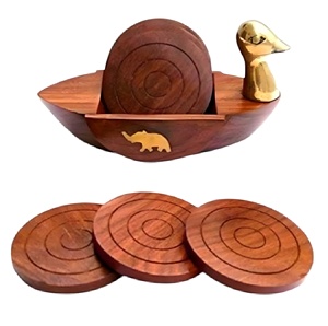 Custom Logo Wooden Coaster Eco-Friendly Drink Coaster for Home, Bar, <b>Cafe</b> Wholesale Wood <b>Cup</b> Mat stone,coasters - Product Image 2