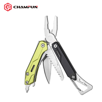 NUEVO Mango de aluminio Mini alicates portátiles Herramientas múltiples de acero inoxidable con mosquetón