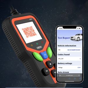 OBD2 pemindai mobil pembaca kode kesalahan profesional dengan penganalisis mesin aliran Data waktu nyata dan pengujian kesehatan baterai - Product Image 6