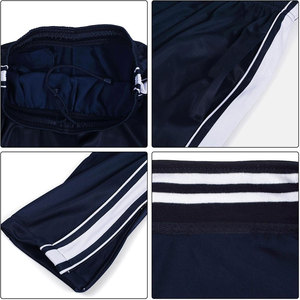 Vente en gros Ensemble de survêtements athlétiques bleu marine, survêtements performants et stylés au quotidien pour hommes - Product Image 4