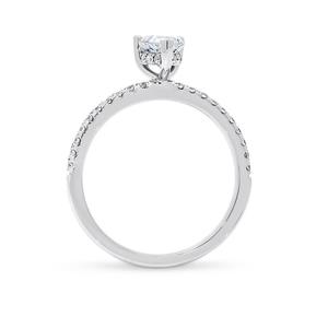 Anillo de diamante cultivado en laboratorio de pera IGI, anillo de diamante creado en laboratorio de oro de 14 quilates para boda y anillo o banda de compromiso - Product Image 3