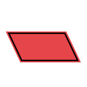 PROPRIO 325X160 Red <b>PVC</b> Electronic Sign - Product Image 1