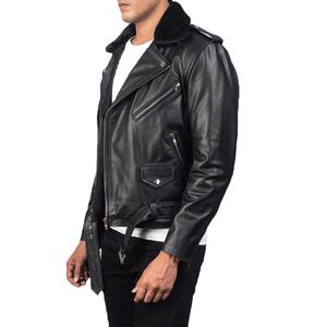 Chaqueta de cuero popular para hombre Temporada de invierno de cuero genuino con chaqueta de posición de logotipo frontal para hombres 2026 - Product Image 3