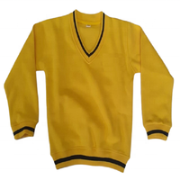 Suéter de Punto Personalizado para Niños, Otoñal, Acrílico, Transpirable, a Rayas, de Alta Calidad, Duradero, con Cuello en V, Manga Larga y Botones
