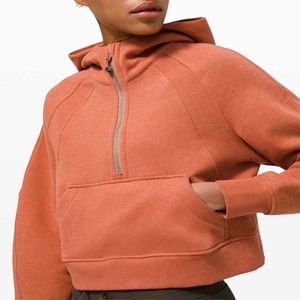 Nuevo estilo para mujer, chaqueta de chándal atlética ajustada con cremallera completa, entrenamiento ligero con capucha y bolsillos, patrón sólido - Product Image 3