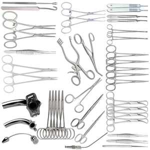 ชุดเครื่องมือผ่าตัดรักษาหลอดลม34ชิ้นอุปกรณ์ทางการแพทย์มืออาชีพ - Product Image 1