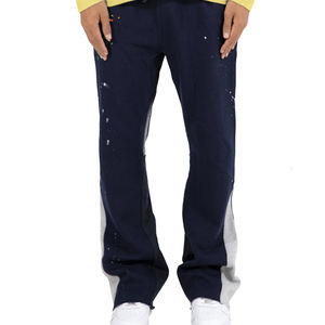 กางเกงวอร์มขาบานสำหรับผู้ชายกางเกงลำลองทรงหลวมแนวสตรีทแวร์ขาบาน - Product Image 3