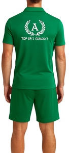Ropa de tenis transpirable y ecológica de manga corta para hombre, fabricación profesional, precio al por mayor, secado rápido - Product Image 4