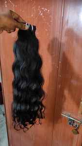 Paquets de cheveux bruts 12a non traités, vente en gros vendeur de cheveux humains vierges à cuticule alignée droits ondulés vierges doublement étirés ondulés - Product Image 2