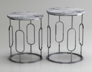 โต๊ะอลูมิเนียมทำมือสุดโดดเด่นสำหรับทางเข้าใช้เป็นกุญแจแจกันดอกไม้หรือของใช้จำเป็นในชีวิตประจำวัน - Product Image 2