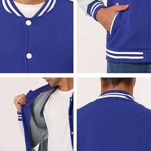 2025 vestes d'université pour hommes vestes de Baseball Vintage haute rue nouvelle mode avec Logo Design collège veste de Baseball pour hommes - Product Image 6
