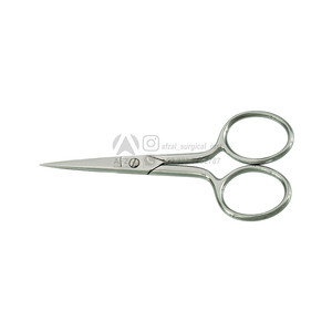 Ciseaux à cuticules de 3.5 pouces Ciseaux minces à lame incurvée pour la coupe de la peau morte avec pointe pointue précise 2025 - Product Image 2