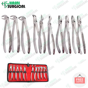 Meilleur équipement dentaire de qualité bon marché forceps d'extraction dentaire motif anglais acier acier acier acier équipement CE ISO - Product Image 4