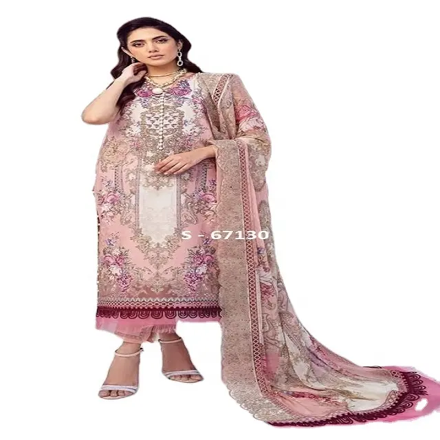 Latest Design Custom Size Women Pakistani Suit For Wedding Wear Pakistani Suits Indian Casual Dress at Bulk Price