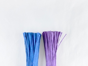 Cravates torsadées en raphia ludiques et colorées pour l'emballage et la décoration de bonbons bricolage - Product Image 5