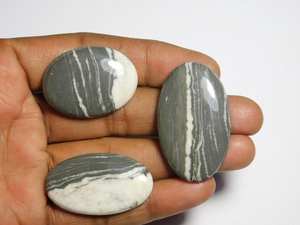 3 Pcs Buffalo Turquoise Gemstone Lot Cabochons Turquoise Buffalo Naturelle Pierres Lâches Polies Fines pour la Fabrication de Bijoux 138 Cts - Product Image 2