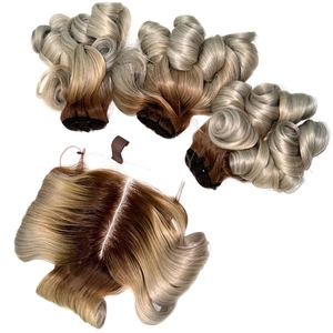 Chất Lượng Cao Blonde 613 Màu Sắc Việt Trinh Nữ Nhân Tóc Đóng Cửa Thiết Lập Tóc Dệt Phần Mở Rộng Máy Đôi Sợi Ngang - Product Image 5
