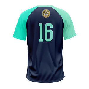 Vente en gros de maillots de baseball en polyester respirants avec logo personnalisé - Product Image 2