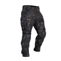Randonnée Airsoft Chasse Costumes Uniforme Camouflage Tactique Combat Chemises Chasse Vêtements Chemises Pantalons avec Coussinets