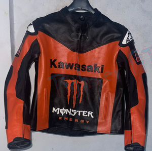 Veste de Moto en Cuir Vintage de Style Rétro sur Mesure Respirante en PU de Haute Qualité Tout Plus Avec Custom Racing Adultes XL - Product Image 3