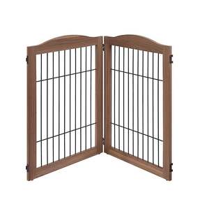 อิสระยืนประตูสัตว์เลี้ยงความปลอดภัยโลหะประตูชายแดนคุ้มครองสำหรับลูกสุนัขและสัตว์เลี้ยงอื่นๆสำหรับบ้านสวนในร่มกลางแจ้งทำในอินเดีย - Product Image 6