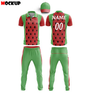 ชุดคริกเก็ตแบบยูนิเซ็กซ์ ออกแบบเองได้ ผ้าโพลีเอสเตอร์คุณภาพสูง กางเกงขาสั้น แห้งเร็ว ระบายอากาศได้ดี ชุดกีฬา - Product Image 5