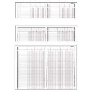 Exacompta DIN A4 Column <b>Book</b> 40 Sheets Non-Carbonating Carbonless Paper - Product Image 1