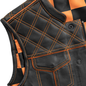 Gilet en cuir pour homme personnalisé, durable, pour la saison hivernale, de qualité supérieure, design tendance, fabricant de gilets en cuir pour homme, vente chaude - Product Image 3