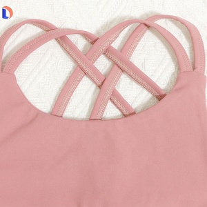 Vente en gros de débardeurs solides pour le sport, vêtements de sport courts, soutiens-gorge de sport de haute qualité - Product Image 3