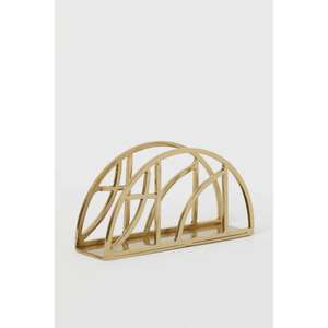 Soporte de pañuelos de metal de aspecto antiguo de primera calidad con detalles intrincados y adecuado para una decoración de baño sofisticada y lujosa - Product Image 1